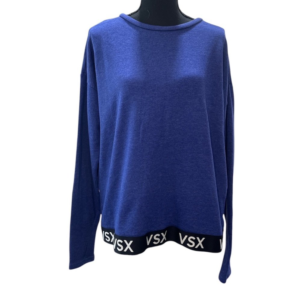 VSX Blue Boxy Relaxed Sweatshirt